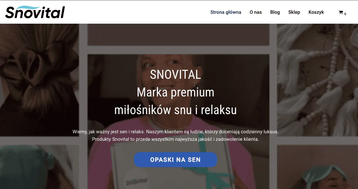 Sklep - widok strony